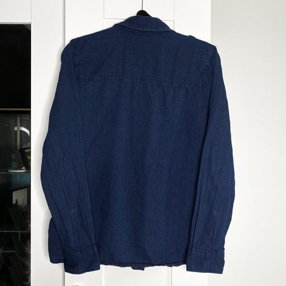 FREE ADD ON - H&M Denim Look Blue Flannel Shirt - Picture 5 of 8